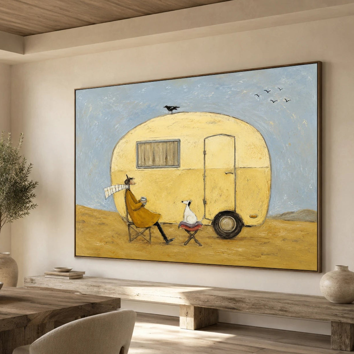 Modern Folk Art｜Golden Caravan Pause