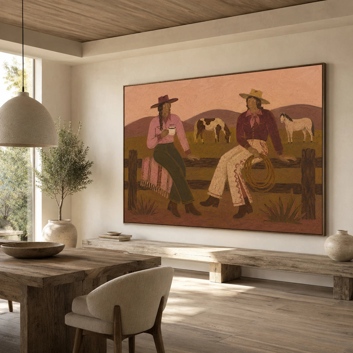 Modern Folk Art｜Fence Line Companions