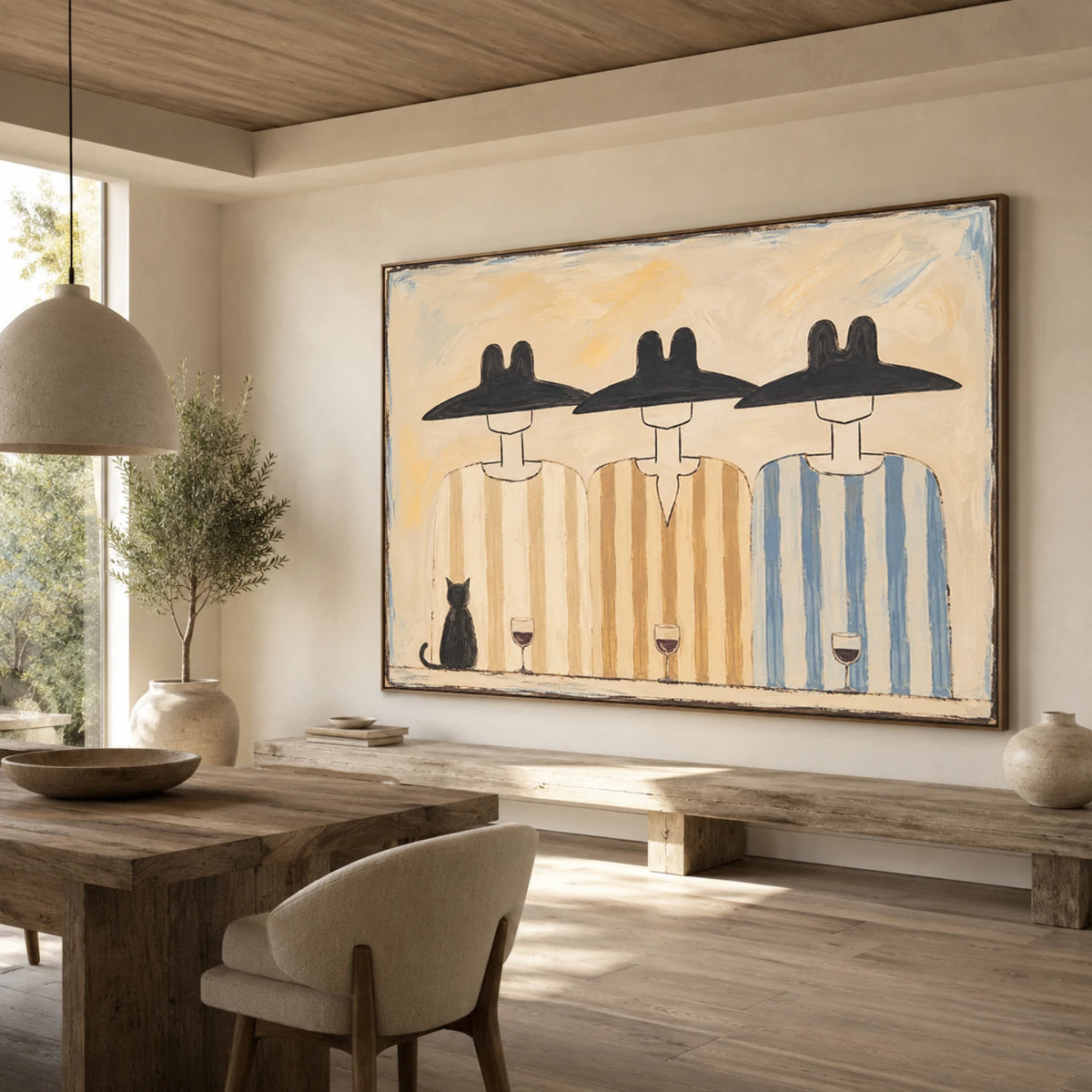 Vintage Americana Art｜Three Drifters