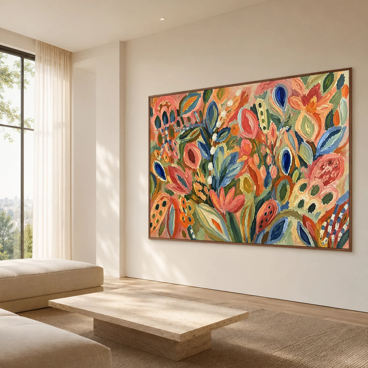 Expressive Contemporary Art｜Coral Garden Reverie