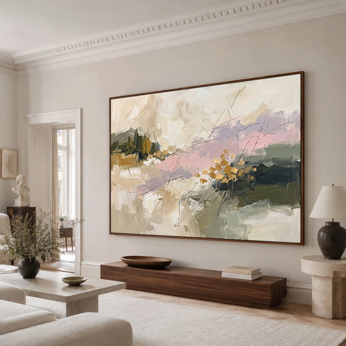 Expressive Contemporary Art｜Pastel Horizon Abstraction