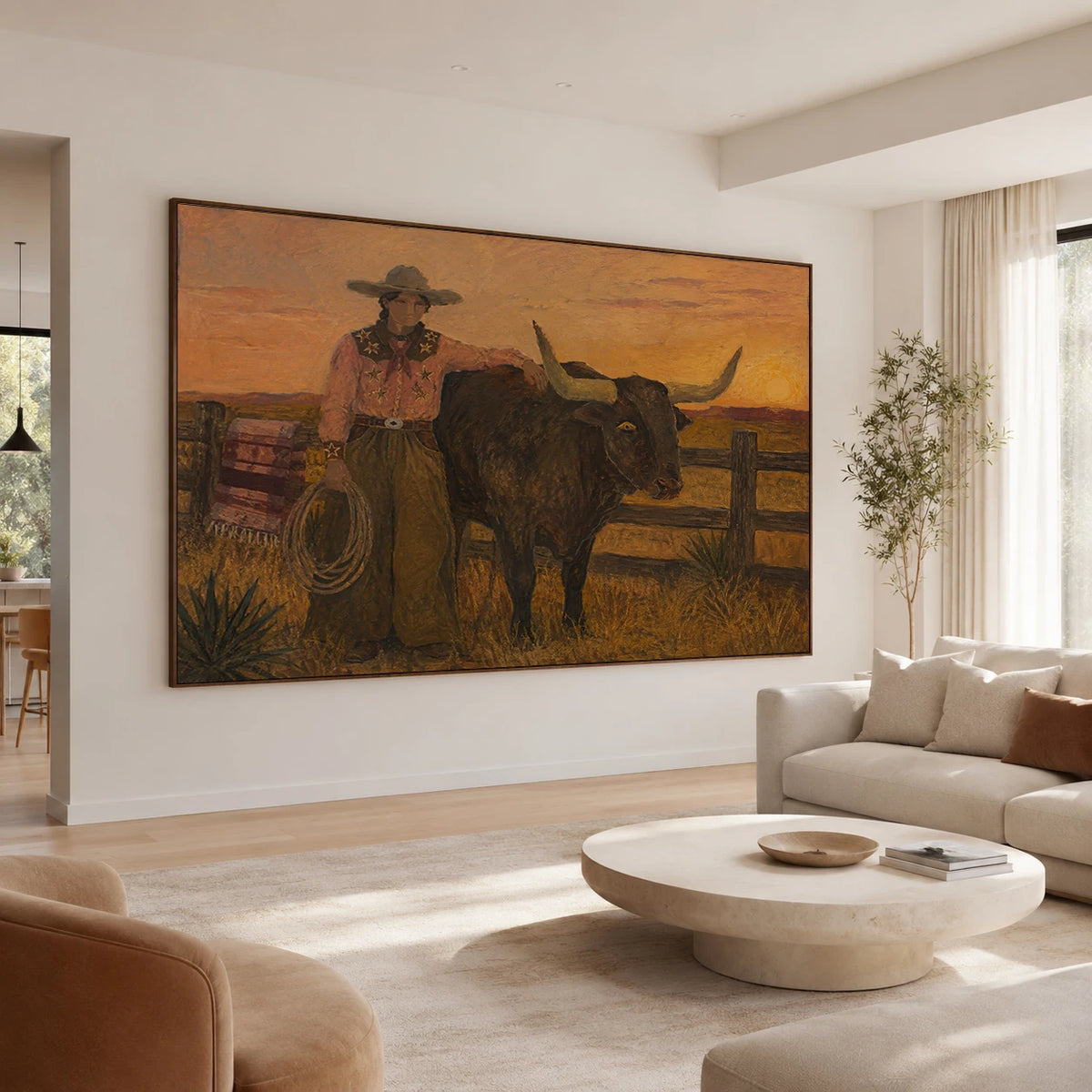 Modern Folk Art｜Western Cowgirl Ranch