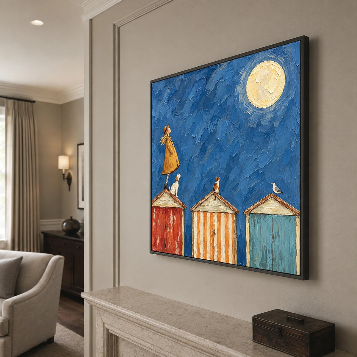 Modern Folk Art｜Under the Coastal Moon