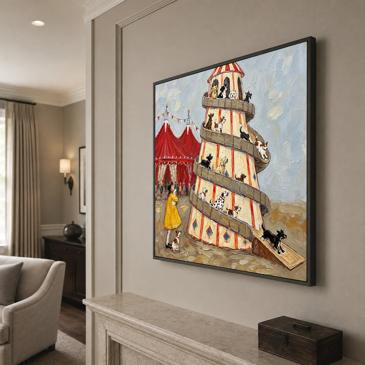 Modern Folk Art｜Carnival Dog Parade
