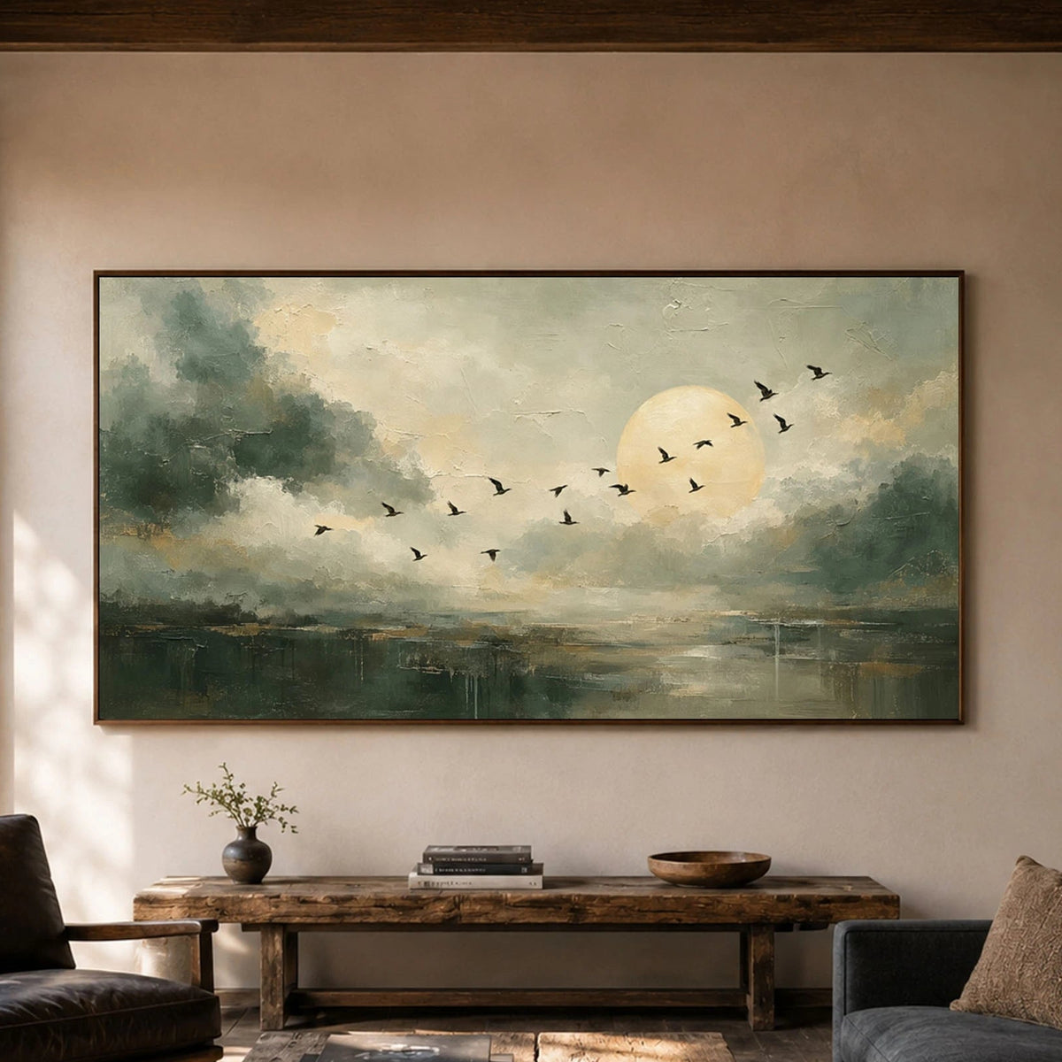 Expressive Contemporary Art｜Moonlit Migration