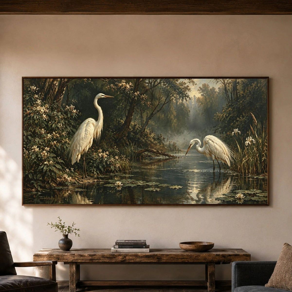 Expressive Contemporary Art｜Quiet Wetland Sanctuary