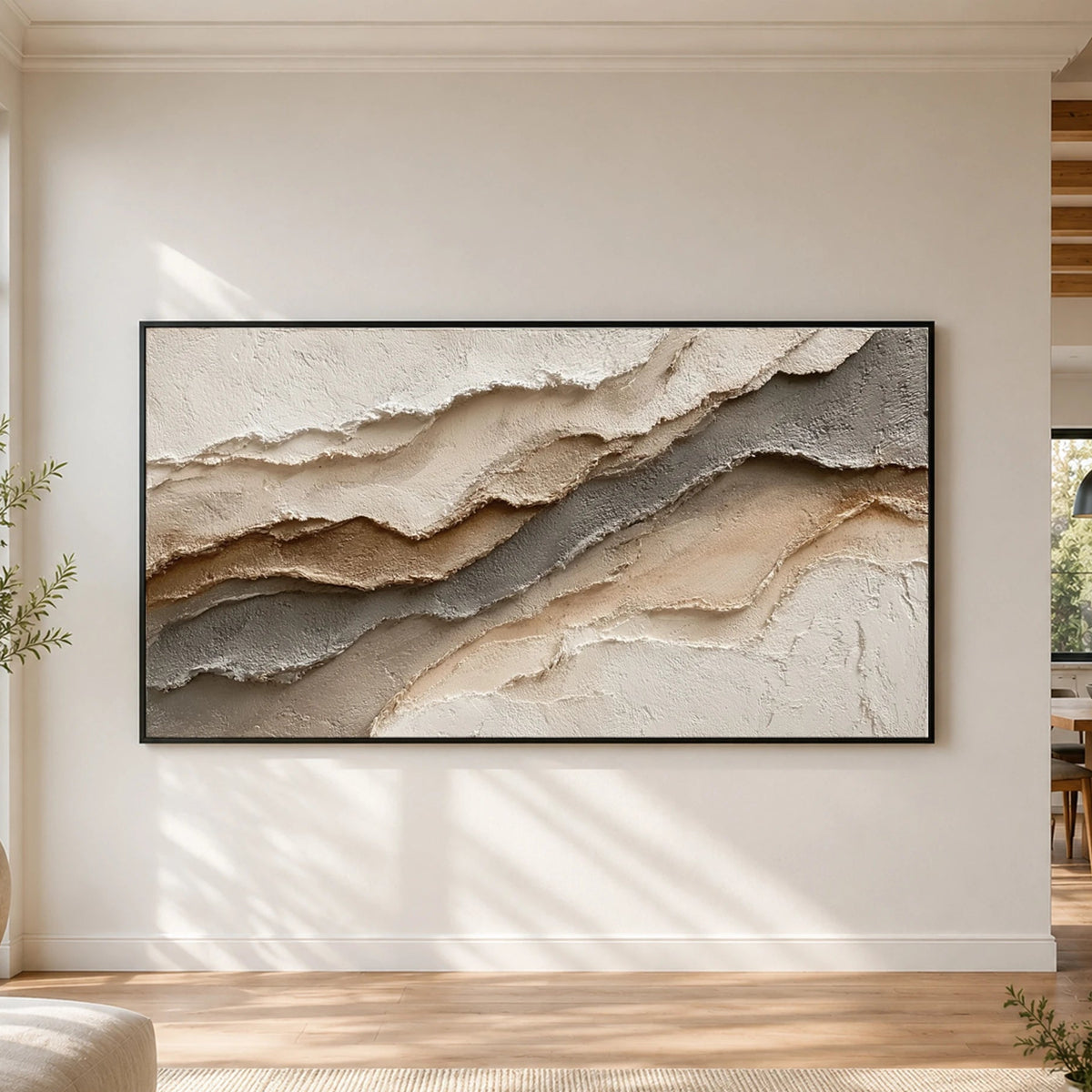 Textured & Impasto Art｜Layered Earth Drift