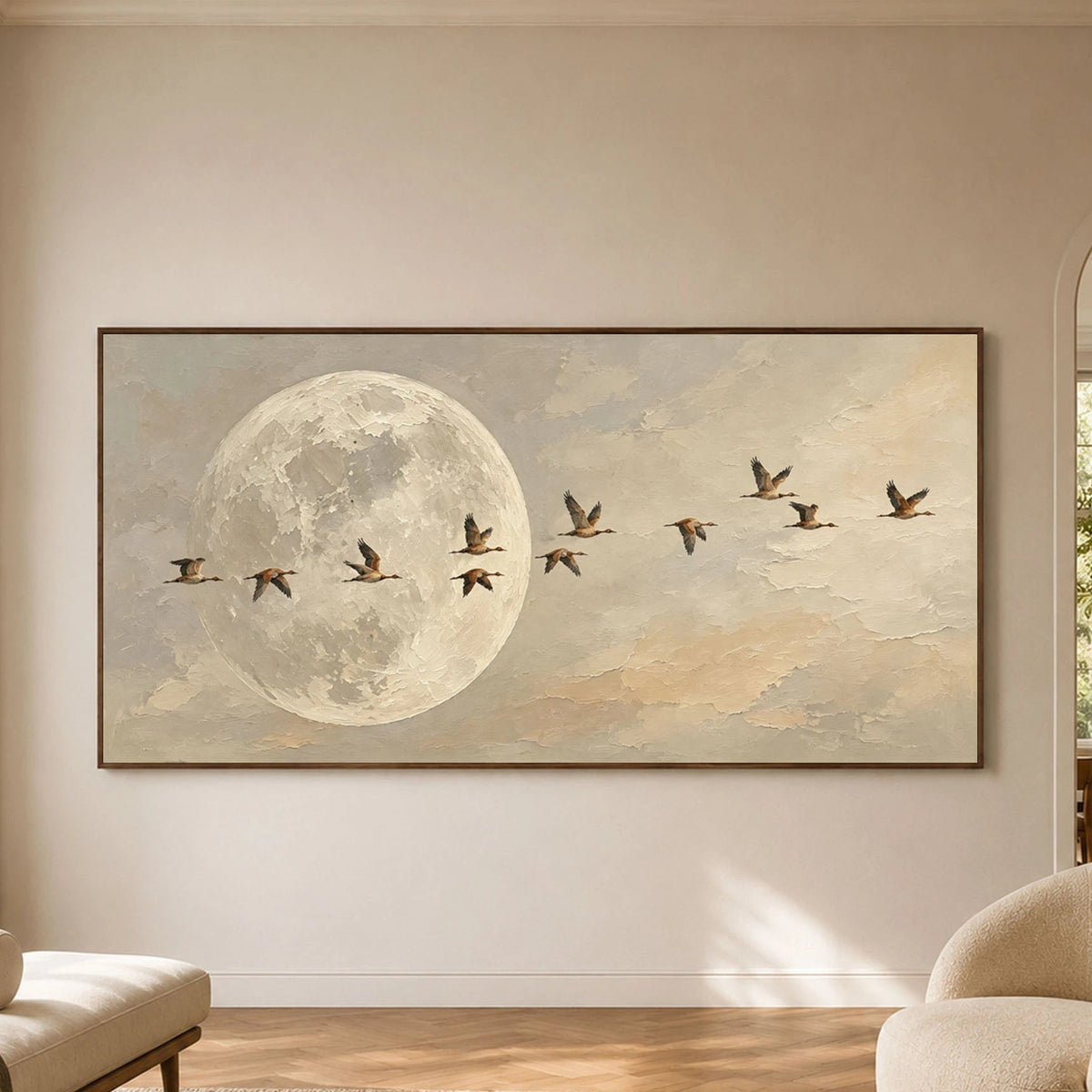 Expressive Contemporary Art｜Moonlit Migration