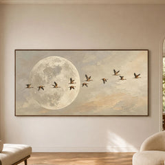 Expressive Contemporary Art｜Moonlit Migration