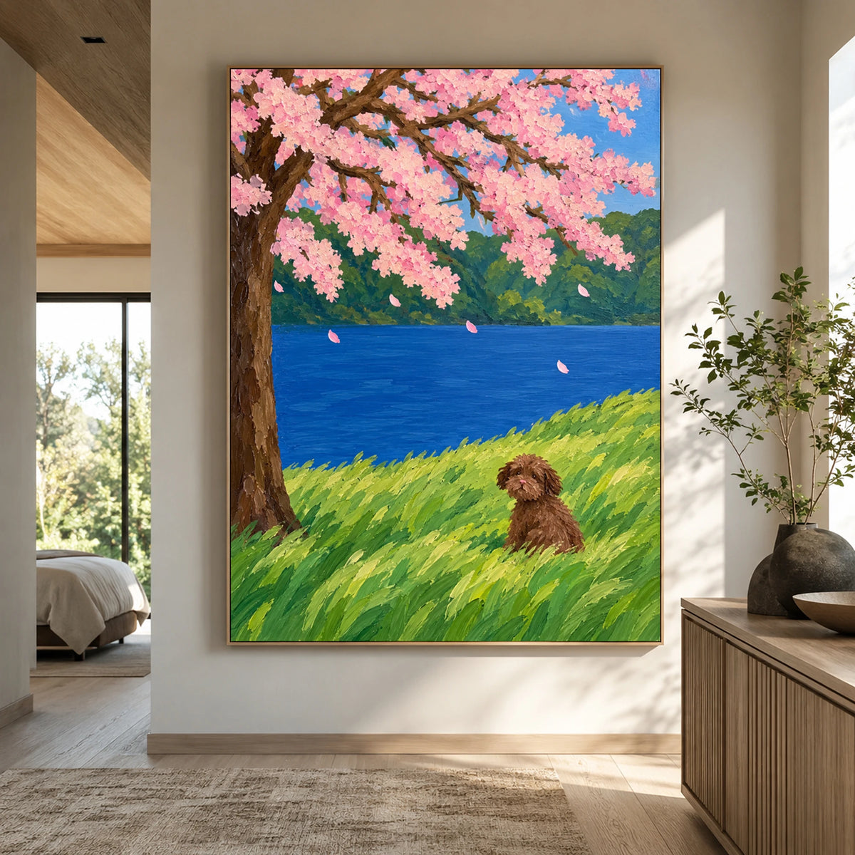 Modern Folk Art｜Beneath the Blossoms