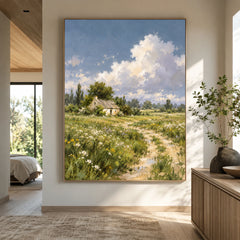Textured & Impasto Art｜Meadow of Stillness