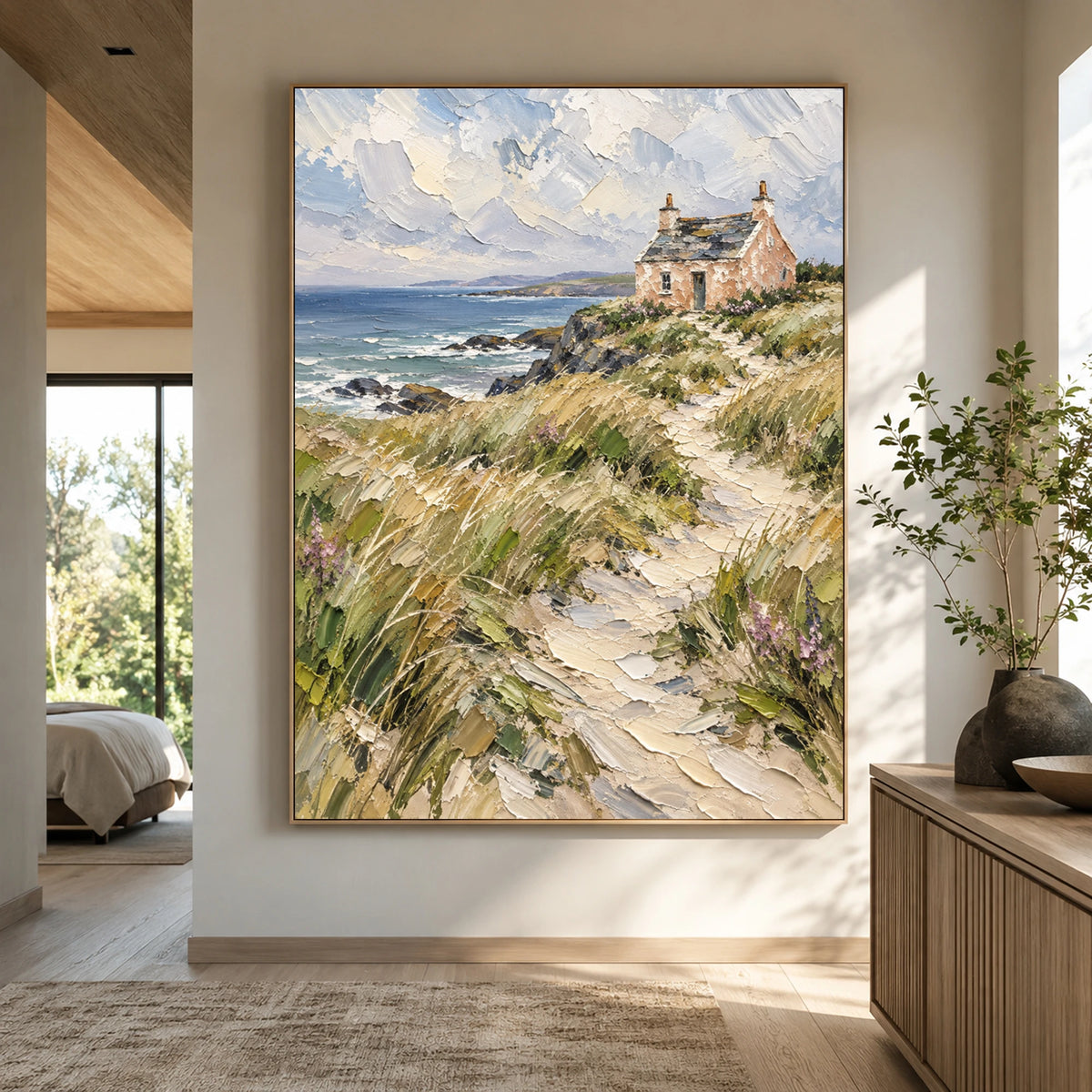 Textured & Impasto Art｜The Coastal Path