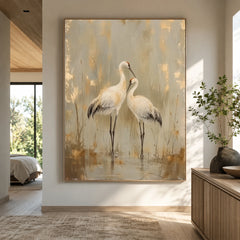 Expressive Contemporary Art｜Crane Meadow Harmony
