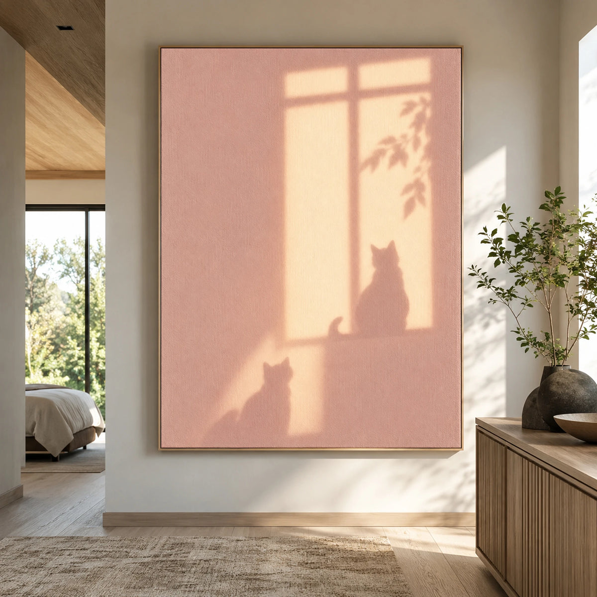 Expressive Contemporary Art｜Two Quiet Shadows