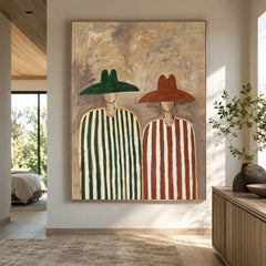 Vintage Americana Art｜Quiet Companions II