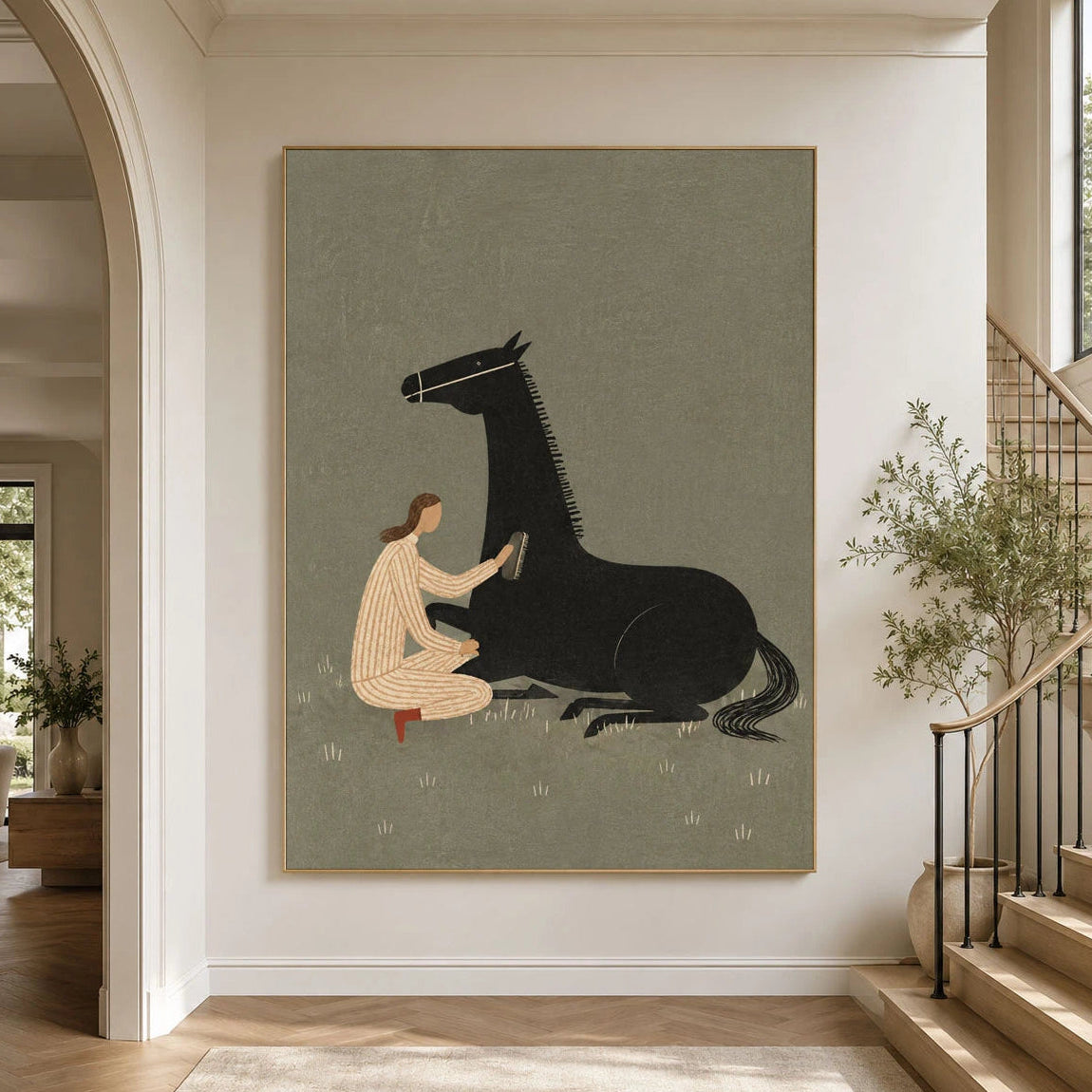 Vintage Americana Art｜Resting in Kindred Company