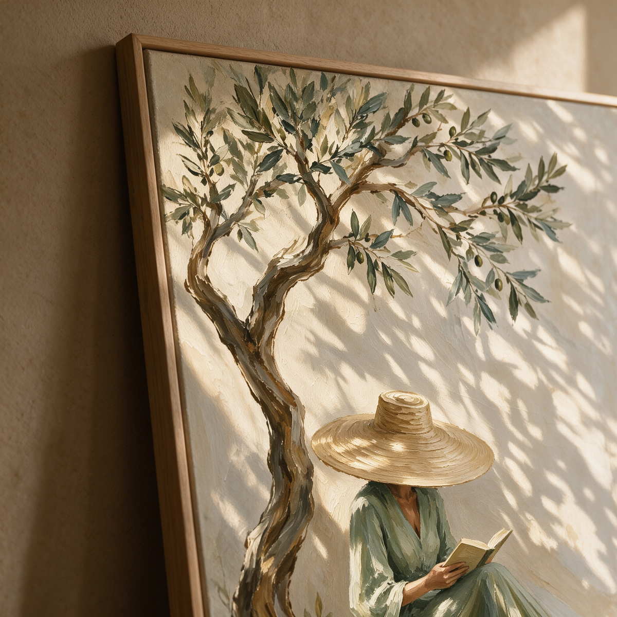Expressive Contemporary Art｜Under the Olive Shade