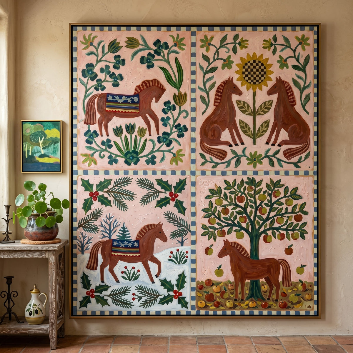 Modern Folk Art｜Four Seasons Pastoral