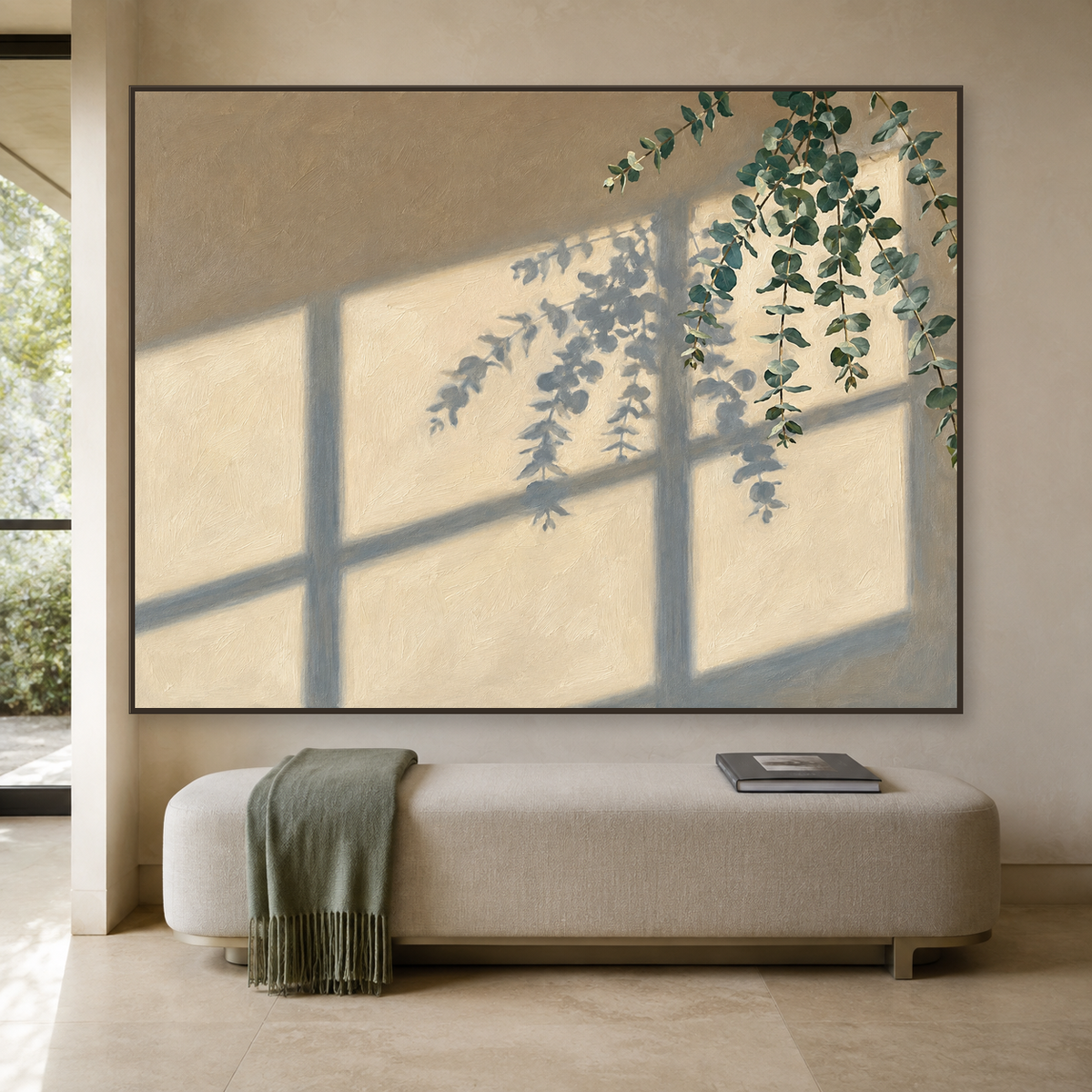 Expressive Contemporary Art｜Quiet Botanical Reflection