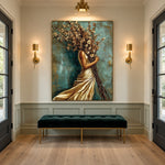A Bouquet for Tomorrow - interior setting 4 - expressive contemporary art painting