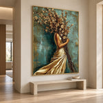 A Bouquet for Tomorrow - interior setting 8 - expressive contemporary art painting