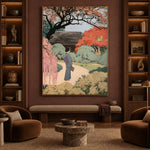 A Garden Between Seasons - interior setting 8 - expressive contemporary art painting