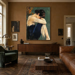A Pause Beneath Autumn - interior setting 6 - expressive contemporary art painting