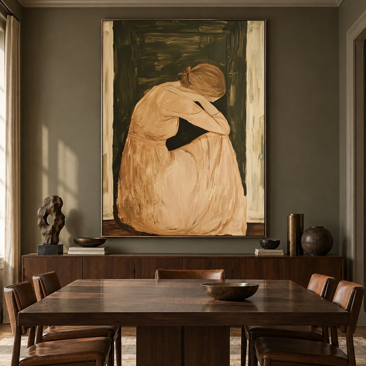 A Place Within - interior setting 6 - expressive contemporary art painting