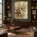 A Thousand Soft Petals - interior setting 5 - expressive contemporary art painting