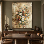 A Thousand Soft Petals - interior setting 7 - expressive contemporary art painting