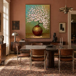 Blossom Cloud in Bronze - interior setting 6 - expressive contemporary art painting