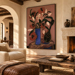Bouquet with a Melody - oblique view - expressive contemporary art painting