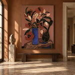Bouquet with a Melody - interior setting 8 - expressive contemporary art painting