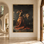 Chestnut Under Copper Skies - interior setting 8 - expressive contemporary art painting