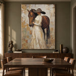 Close to Chestnut - interior setting 5 - expressive contemporary art painting