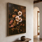 Flowers After Candlelight - oblique view - expressive contemporary art painting