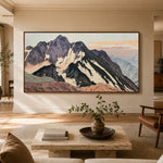 High Country Stillness - front-view living-room hero - expressive contemporary art painting