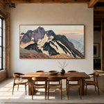 High Country Stillness - interior setting 6 - expressive contemporary art painting