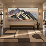 High Country Stillness - interior setting 8 - expressive contemporary art painting