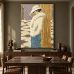 Ivory by the Colonnade displayed above a wood dining table