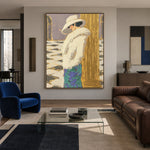 Ivory by the Colonnade - interior setting 3 - expressive contemporary art painting
