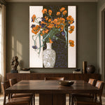 Orange Blossom Nocturne - interior setting 6 - expressive contemporary art painting