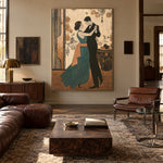 Our Last Tango Tonight - interior setting 3 - expressive contemporary art painting