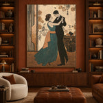 Our Last Tango Tonight - interior setting 4 - expressive contemporary art painting