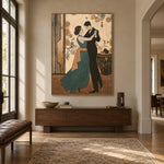 Our Last Tango Tonight - interior setting 5 - expressive contemporary art painting