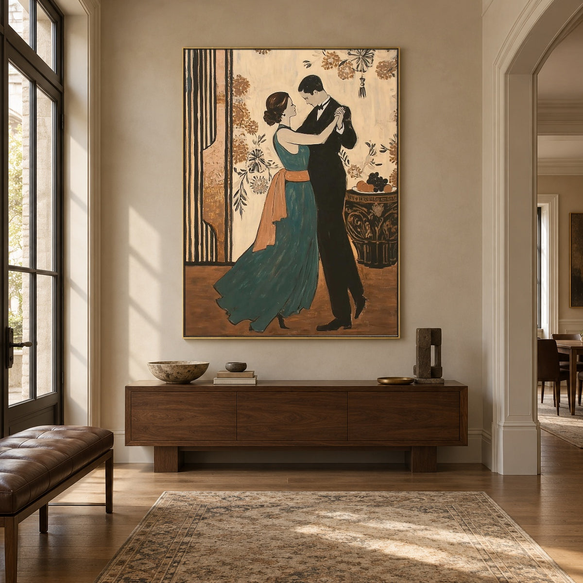 Our Last Tango Tonight - interior setting 5 - expressive contemporary art painting