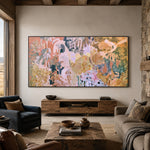 Petal Color Orchestra - interior setting 7 - expressive contemporary art painting