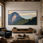 Ridges Before Daybreak - front-view living-room hero - expressive contemporary art painting