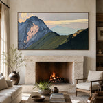 Ridges Before Daybreak - interior setting 4 - expressive contemporary art painting