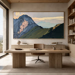 Ridges Before Daybreak - interior setting 5 - expressive contemporary art painting